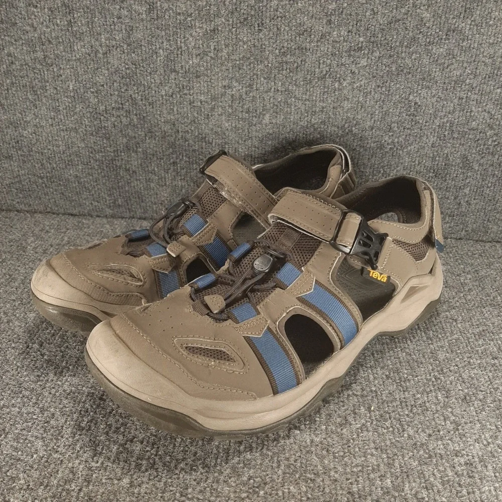 Teva Sandals Forebay 1019180 Size 13 Brown Mens Closed Toe Hiking Sandals